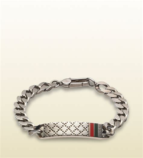 bracelets for men gucci|luxury silver bracelets for men.